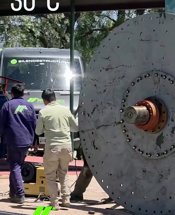 Montaje del cubo de la noria